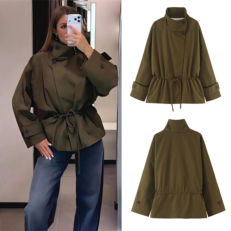 Street Fashion Trends 2026 - Jaqueta Parker Feminina Casual Solta Guobioziy