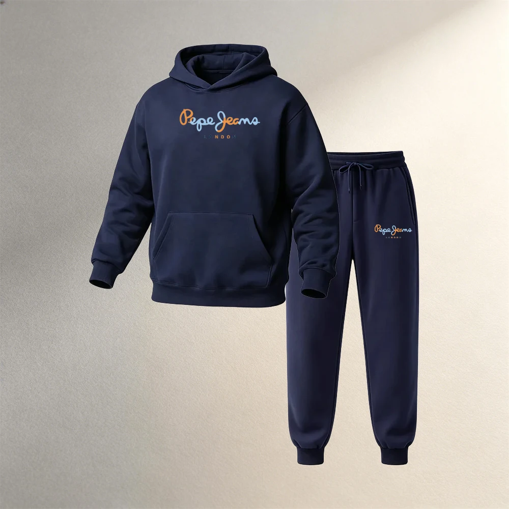 Street Fashion China - Conjuntos de Roupas Masculinas com Capuz,