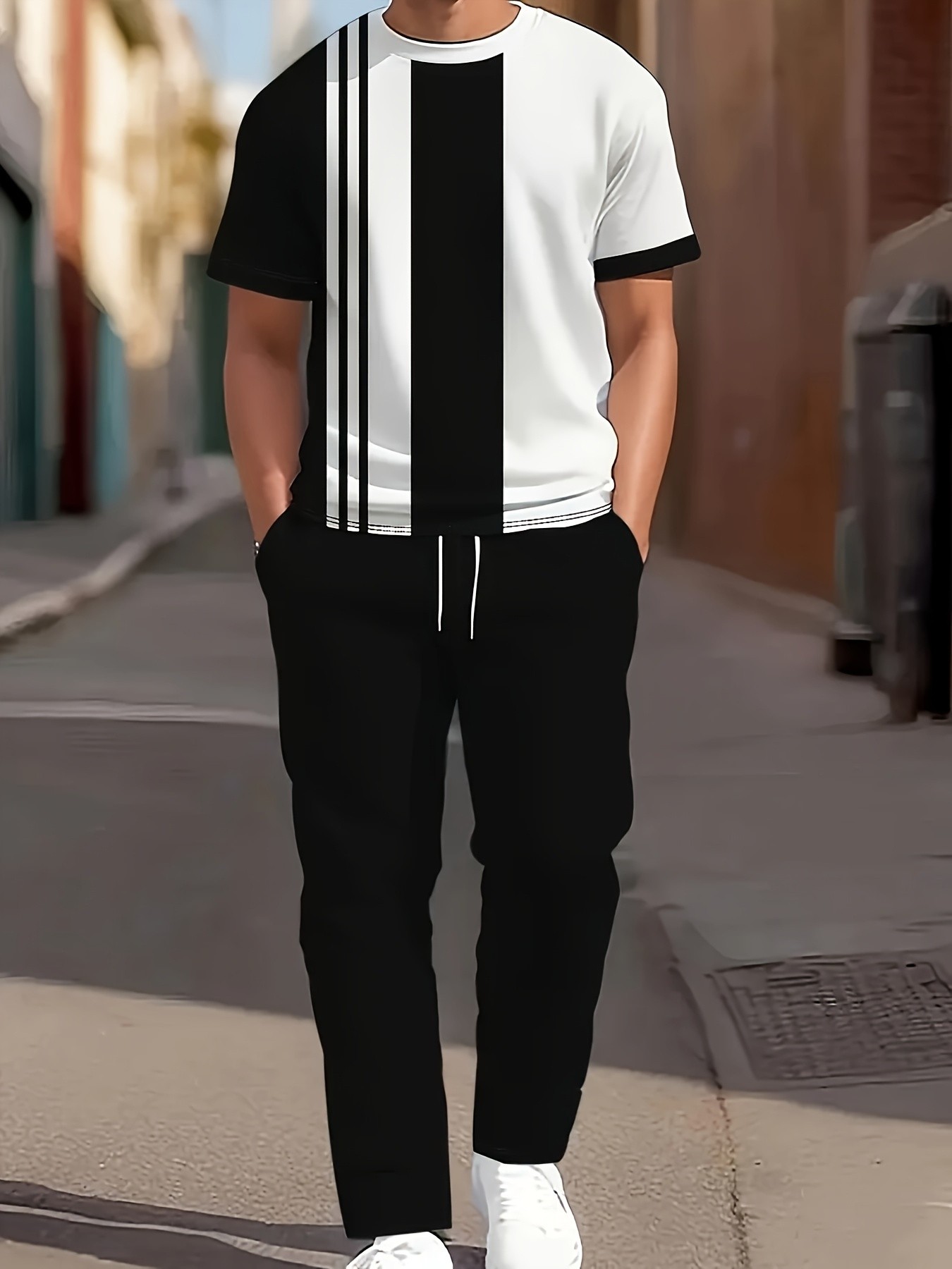Street Summer Fashion - Conjunto Masculino de Verão 2026 Novo