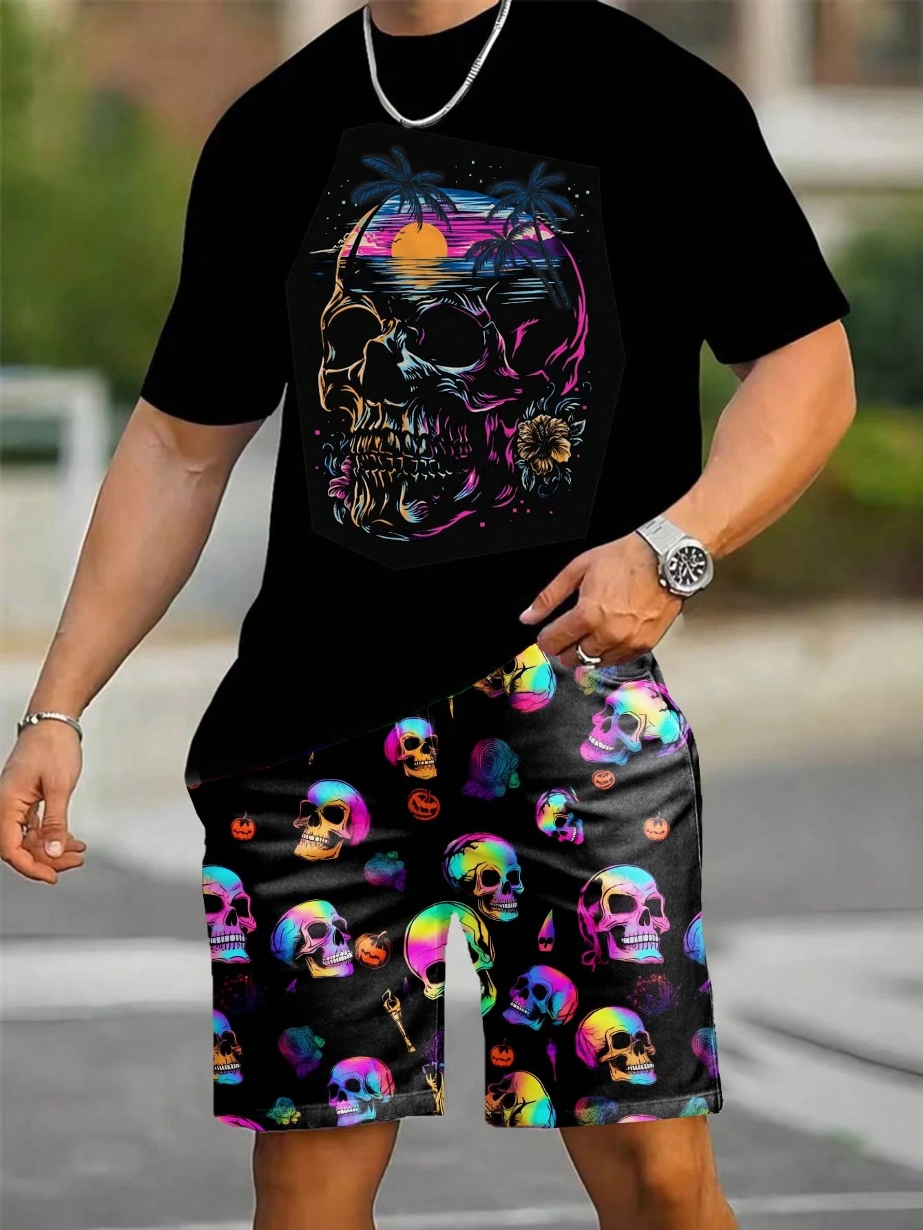 Street Summer Fashion - Conjunto Masculino de Verão 2026 Novo