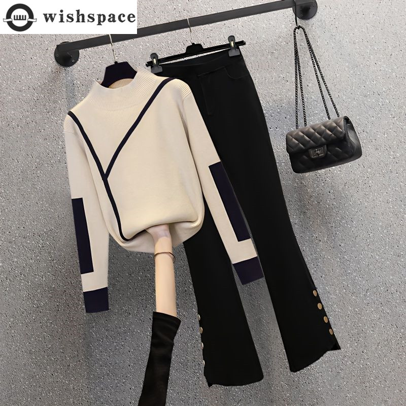 Street Fashion Korean - Conjunto feminino da moda 2023 outono/inverno