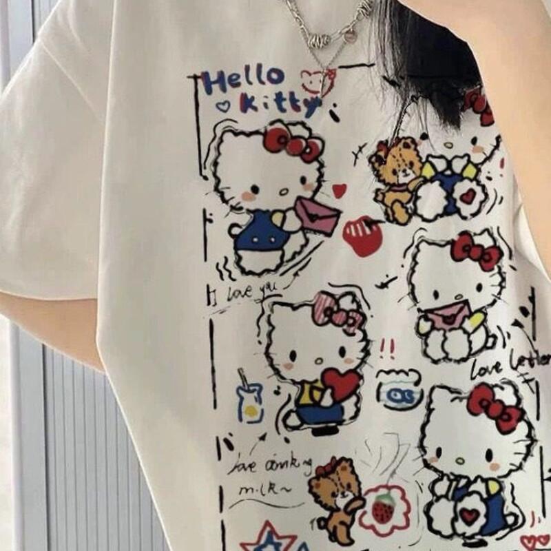 Street Summer Fashion - Camiseta de Verão de Manga Curta