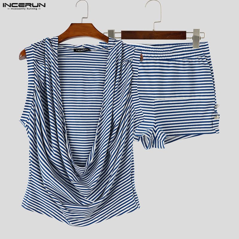 Conjuntos Masculinos Listrados - Street Summer Fashion avaliação e preço
