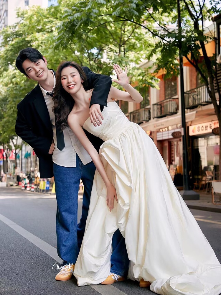 Vestido de Casamento Estilo Co - Street Fashion Korean avaliação e preço