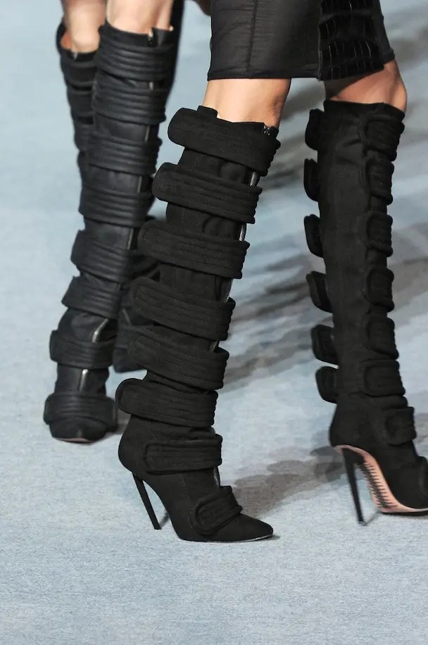 Botas de Salto Alto Modernas c - Street Fashion Rome avaliação e preço
