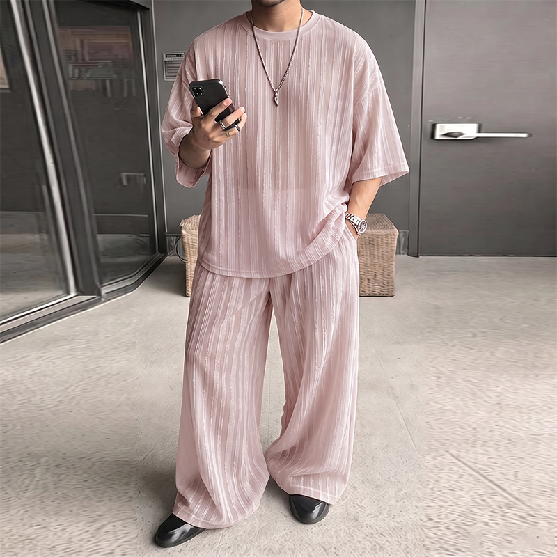 Conjuntos Masculinos INCERUN,  - Street Summer Fashion avaliação e preço