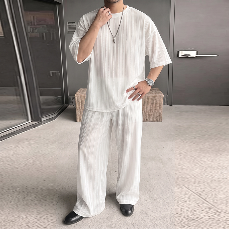 Conjuntos Masculinos INCERUN,  - Street Summer Fashion avaliação e preço