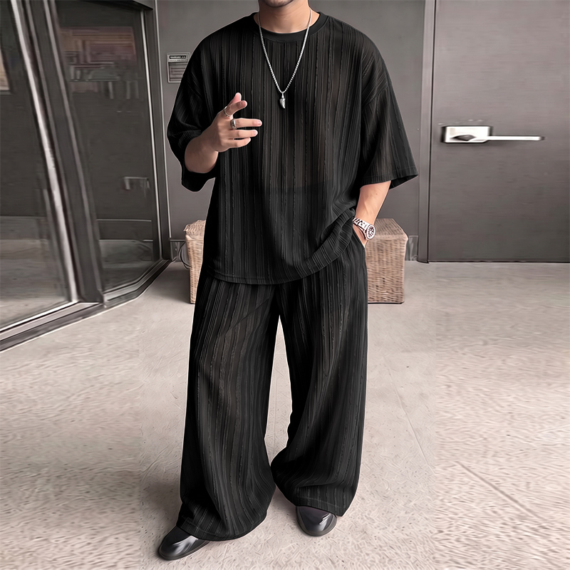 Conjuntos Masculinos INCERUN,  - Street Summer Fashion avaliação e preço