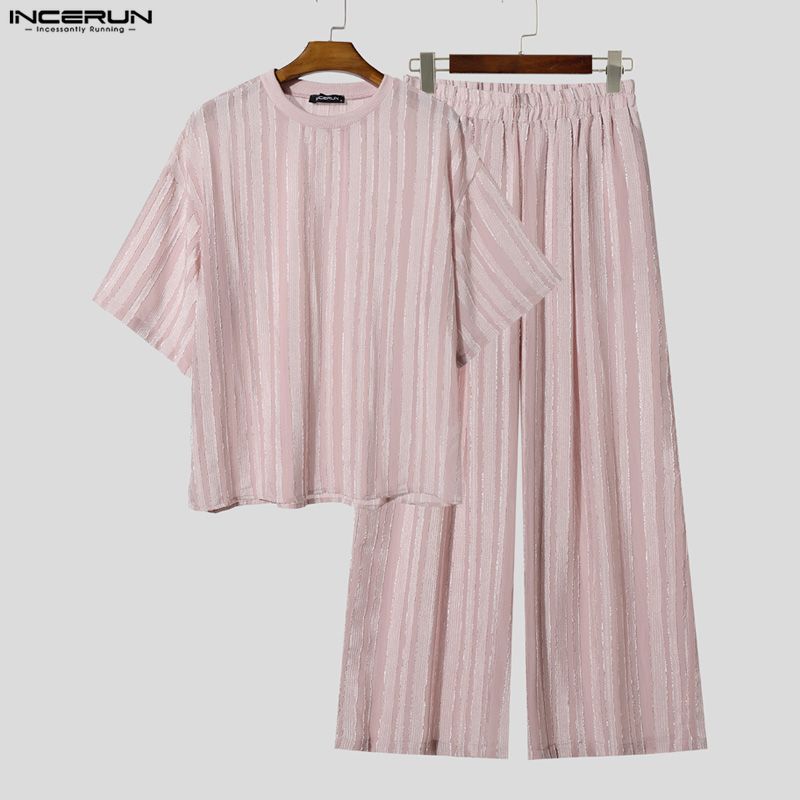 Conjuntos Masculinos INCERUN,  - Street Summer Fashion avaliação e preço