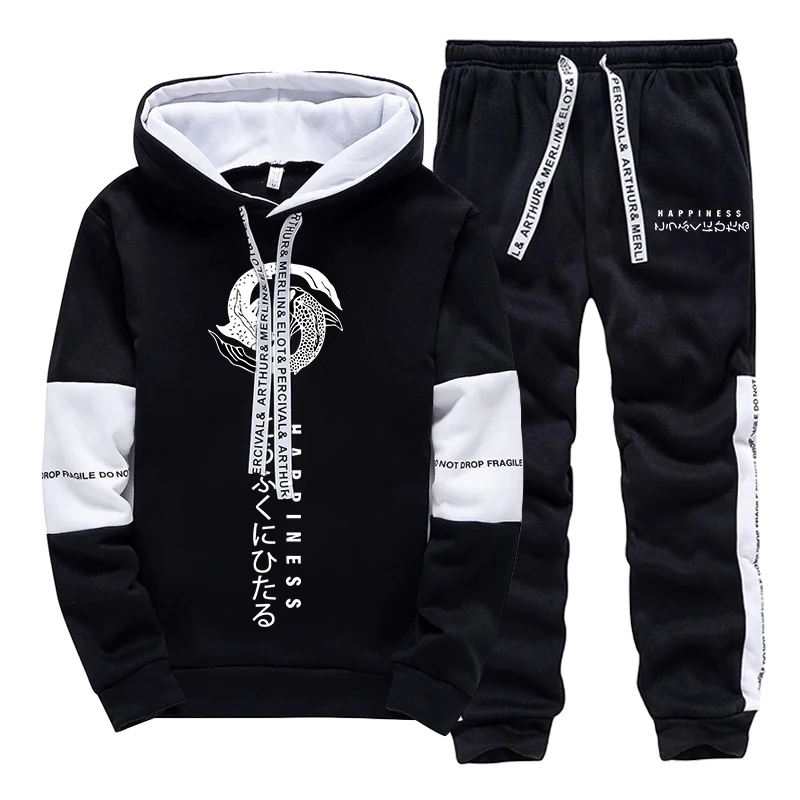 Conjunto de Moletom Masculino  - Street Fashion China avaliação e preço