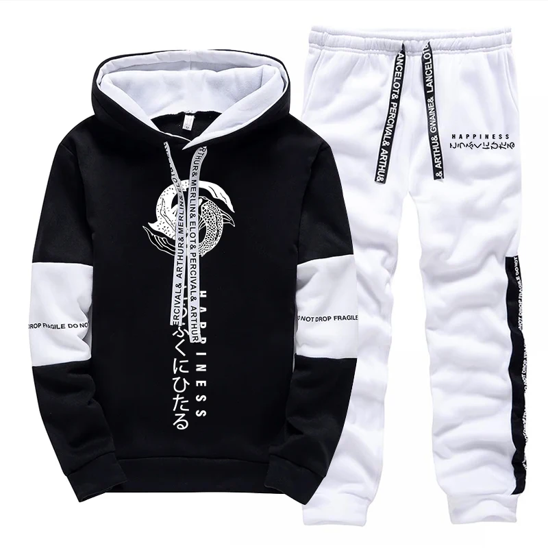 Conjunto de Moletom Masculino  - Street Fashion China avaliação e preço