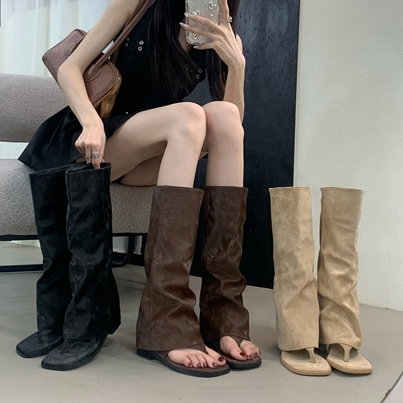 Botas Femininas Vazadas de Can - Street Fashion Korean avaliação e preço