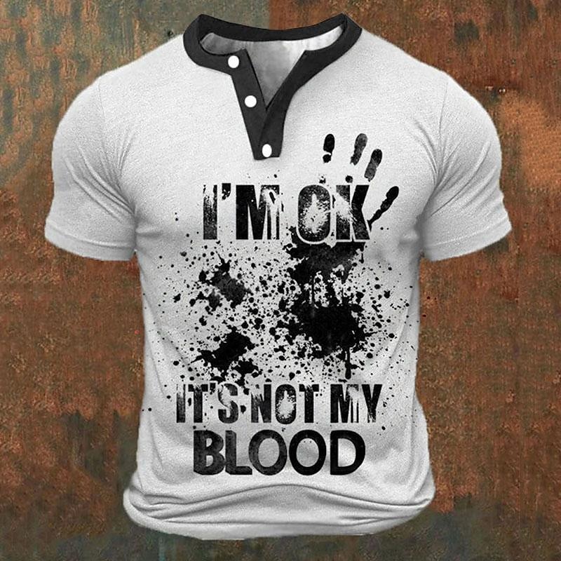 Camisetas Henley Masculinas co - Street Summer Fashion avaliação e preço