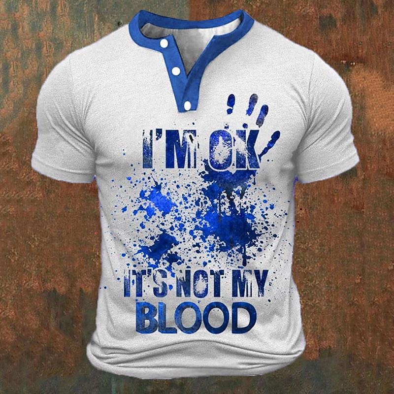 Camisetas Henley Masculinas co - Street Summer Fashion avaliação e preço
