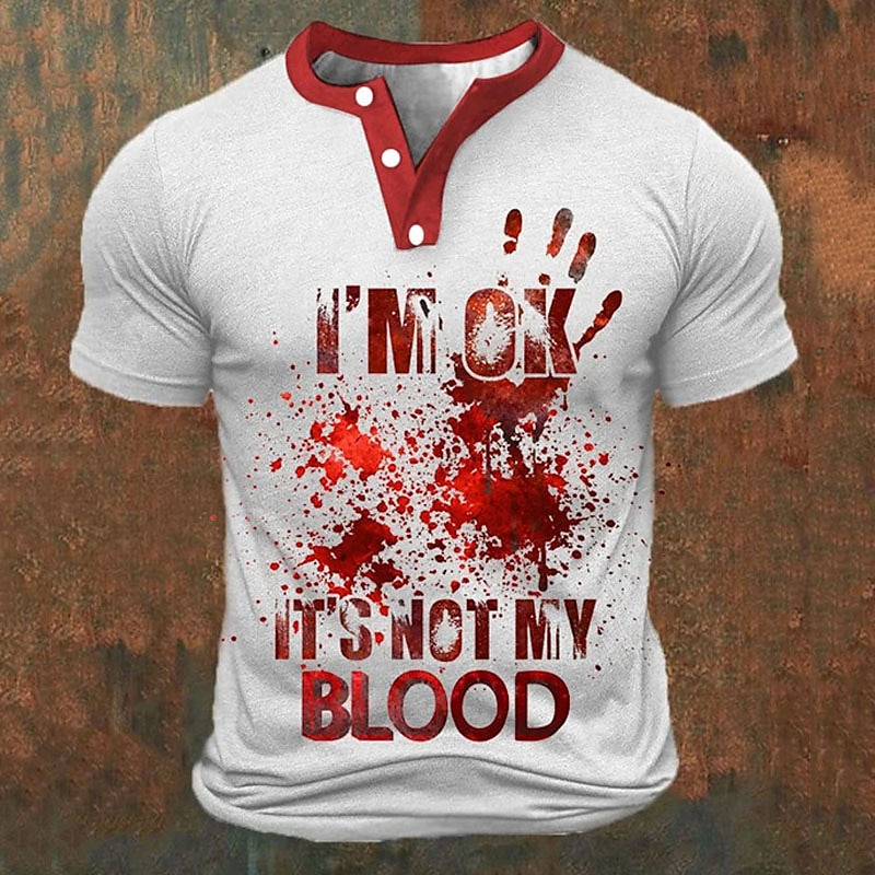 Camisetas Henley Masculinas co - Street Summer Fashion avaliação e preço